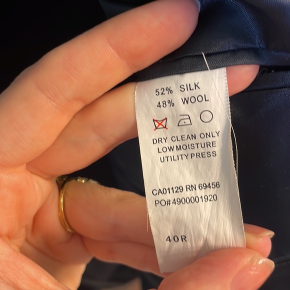 Vintage men’s navy 40R blazer - Picture 2 of 6